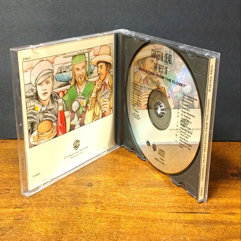GRATEFUL DEAD SKELETONS FROM THE CLOSET 1974 THE BEST OF CD JERRY GARCIA WARNER - Picture 2 of 4